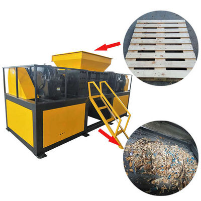 ماشین خردکننده چوب صنعتی کاملا اتوماتیک Twin Shaft 100-3000kg/H