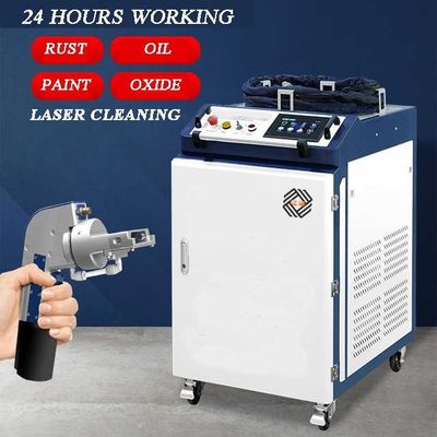 ماشین تمیز کردن لیزر قابل حمل 1000W 1500W 3000W JPT فیبر پالس روغن رنگ لیزر تمیز کننده
