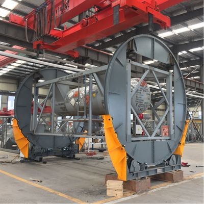 رول های بزرگ چرخش اتوماتیک ISO تانک چرخش 20ft 40ft Swap ISO تانک کانتینر چرخش ماشین