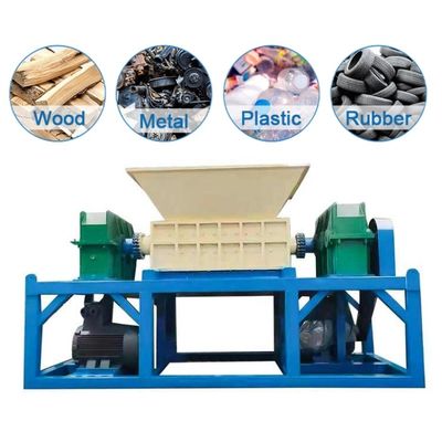 کنترل PLC ماشین خرد کننده لاستیک صنعتی آلومینیوم شکسته ماشین خرد کننده