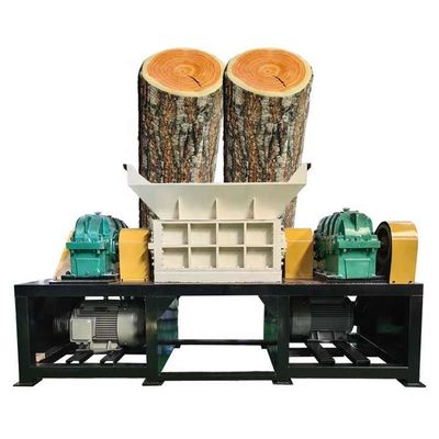 ماشین خردکننده چوب سنگین 380 ولت Twin Shaft Wood Pallet Shredder