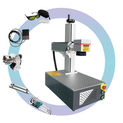 JPT 3D لیزر لیزری قابل حمل فیبر مارکر جواهرات فولاد ضد زنگ لیزر مارکنگ ماشین 20w