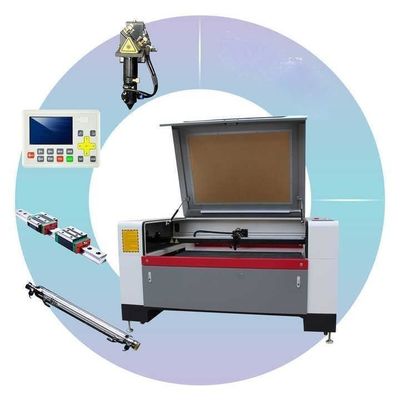 9060 مینی CO2 ماشین حکاکی لیزر CNC 0-400mm/s خنک کننده هوا