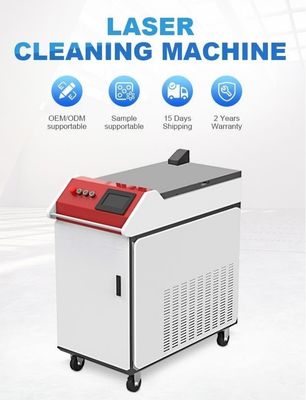 1064nm طول موج مرکزی 2000W لیزر تمیز کردن زنگ برای کارهای سنگین حذف زنگ