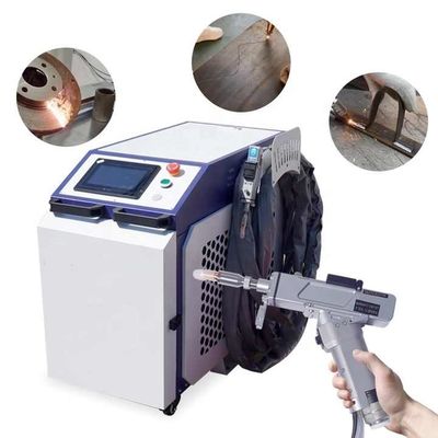 ماشین جوشکاری لیزری خنک کننده آب با قطر نقطه فوکال 0.2-3mm و نرخ قدرت 1000W