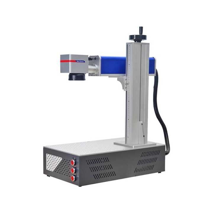 دستگاه علامت گذاری لیزری 3D Raycus 20W 30W 50W نشانگر لیزر فیبر فلزی