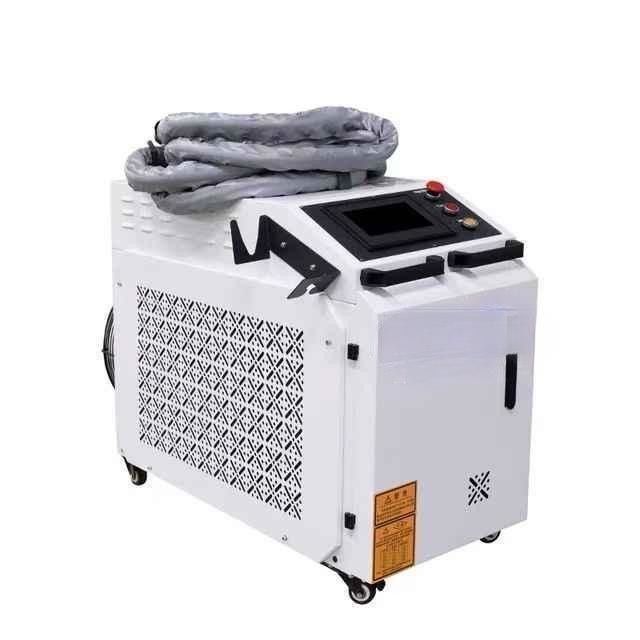 ماشین تمیز کردن لیزر فیبر 2000W برای پوشش رنگ زنگ آلود پاکسازی خاک روغن رنگ